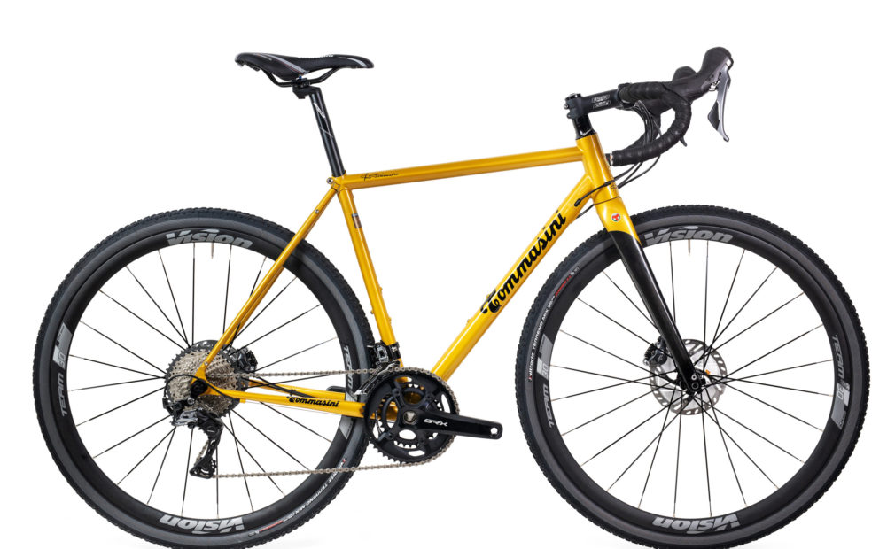 yellow gravel bike